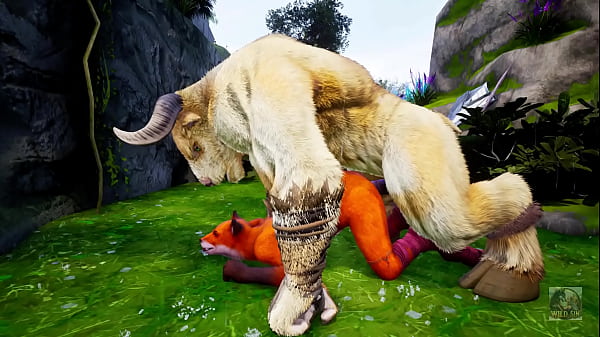 Minotaur fuck furry Foxy Girl and Tiger Girl in the rain – Wild Sin
