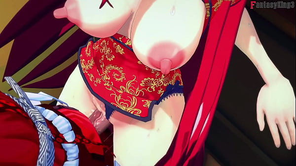 Rias Gremory kimono sex at the festival | HSDXD NTR madness E9 | Full Movie on Sheer & PTRN: Fantasyking3