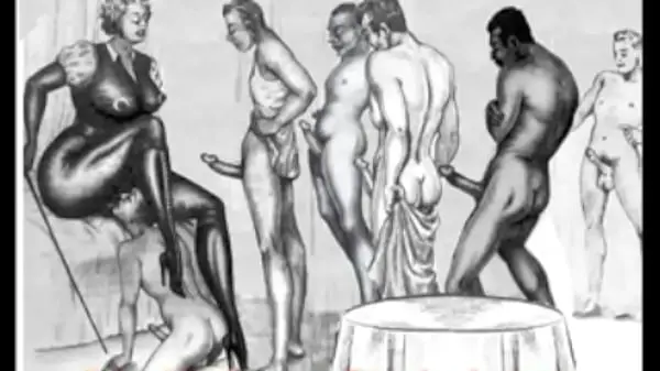 vintage erotic drawings