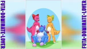 [2D Comic] Super Intersex Birdo Bros Transformation