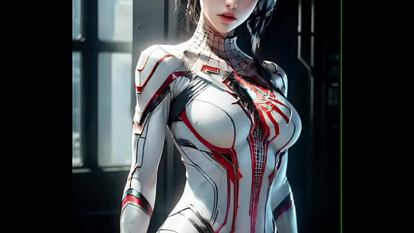 Ai Lookbook 4K – [Spiderman] Spidergirl futuristic suit she look ready
