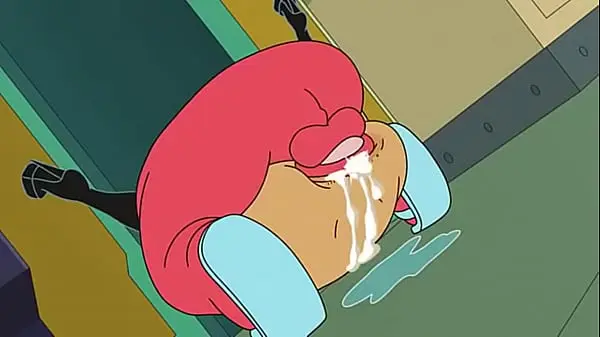 amy wong y zoidberg follando