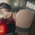 bayonetta pounded roughly making her ass jiggle