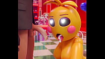 Chica sex in pizzeria