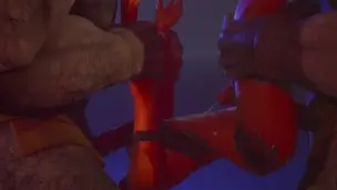 Double Anal Furry Monsters