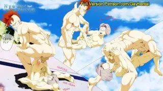 Dragon Ball Z – Trunks x Android 16 – Yaoi Hentai Gay Animated Cartoon Comic
