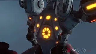 Female alien gets fucked hard by sci-fi explorer in spacesuit on exoplanet