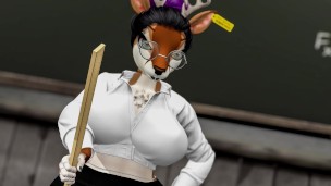 Good Girl Ott Herself in Detention – Second Life Yiff