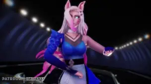 KDA Ahri – Popstar & Sex [MMD R-18]