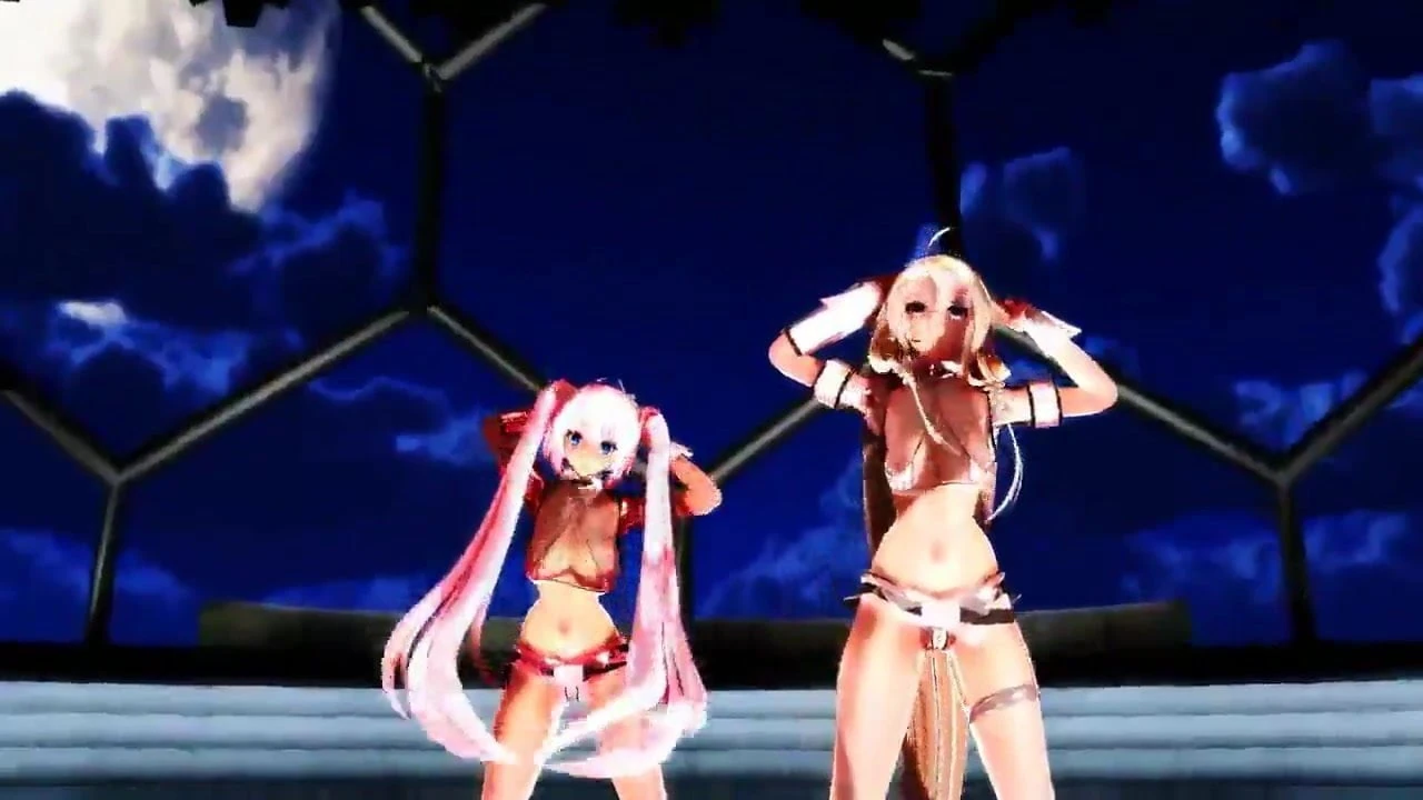 MMD Sakura Miku and IA