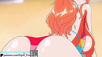 Nami from the One Piece Uncensored Hentai Porn