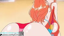 Nami from the One Piece Uncensored Hentai Porn