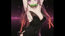 Nezuko Kamado hentai animation, REALISTIC AI  (kimetsu no yaiba)