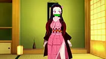 Nezuko kimetsu no yaiba in the room