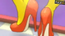 Simpsons porn cartoon Marge fucked ass creampie
