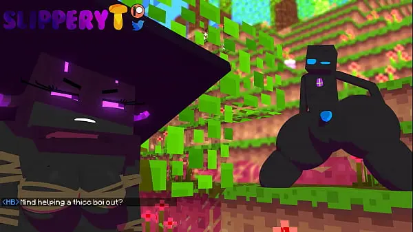 (SlipperyT) Art trade with HB (short animation) [Minecraft]