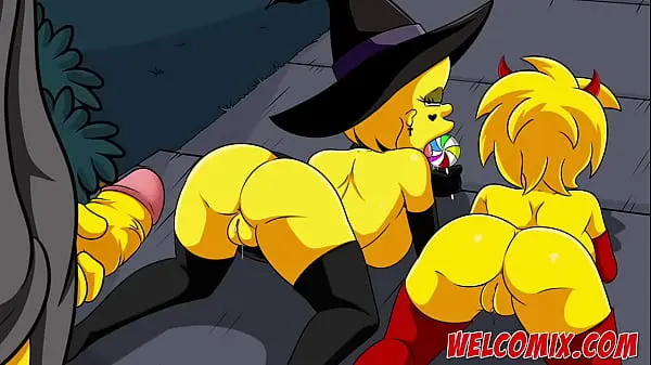 Special Halloween Night! Simpsons Porn! Simptoons!