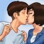 summertime saga 37 they got caught kissing in public