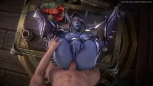 Sylvanas Windrunner anal fuck – Warcraft (Fpsblyck)