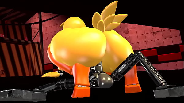 Toy chica es follada por un endoesqueleto (FNAF)