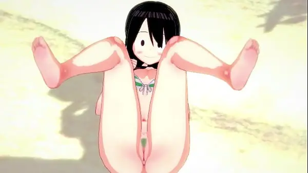 Tsuyu Froppy in hot swimsuit wants to do it on the beach – My Hero Academia