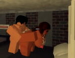 two robloxian having fun in a roblox condo and the female cummed
