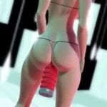 yuihime sweetdevil 2d by ggf666 stomuch bulge dance