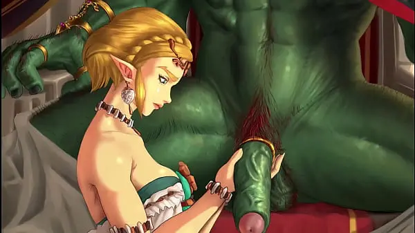 zelda deepthroat blowjob