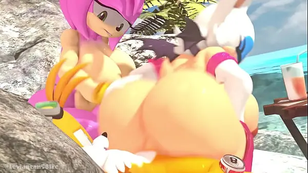 tails bien dominado por rouge y amy (suscribete)