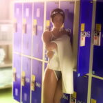 3d hentai porn a friend bangs an athletes girlfriend in a swimsuit sex in a sports locker room high quality 60 fps jerks off to her friend everything is wet tight swimsuit latex anime