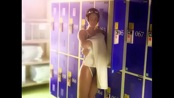 3d hentai porn. A friend bangs an athlete’s girlfriend in a swimsuit. Sex in a sports locker room. High quality, 60 fps. Jerks off to her friend, everything is wet. Tight swimsuit. Latex. Anime, hentai, animation, sfm, blender.