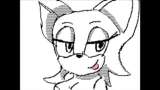 Rouge's tits Knucles echidna (Nintendo DSi Animation)