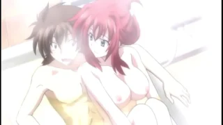 Issei, Rias and Asia have a bath together