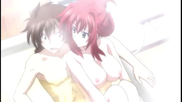 Issei, Rias and Asia have a bath together