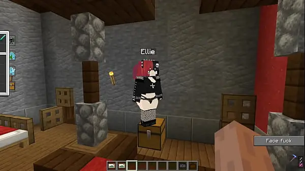 The Jenny mod Fapcraft Minecraft – Ellie being the true Goth girl we want and see her getting fucked