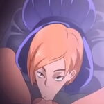 Nobara sucks a cock