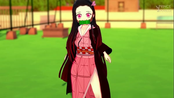 Innocent Nezuko Chan needs to control her impulses with you – Demon Slayer