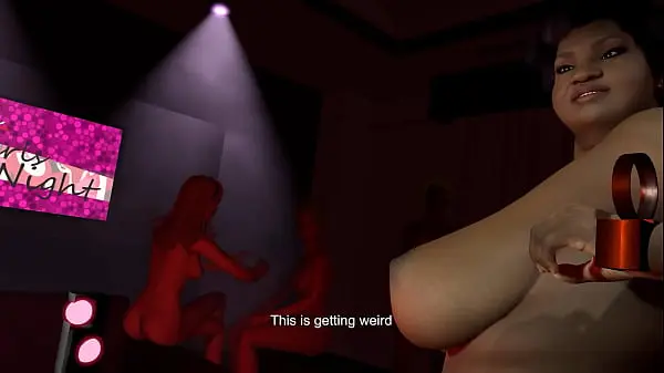 Black BBW Samantha in a BDSM Bachelorette Party