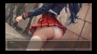 bluring the walls romance hentai game ep 5 couple french kissing after confessing naughty fantasies