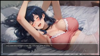 bluring the walls romance hentai game ep 6 wet dreams with horny crowd on the beach