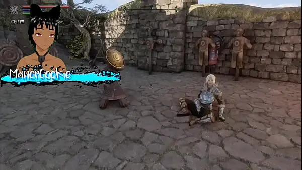 Skyrim B and L mod – Found an interesting woman with huge tits and big ass