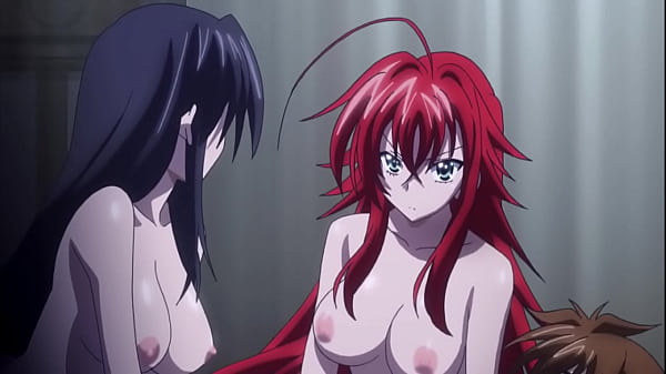 The girls have a naked time with Issei
