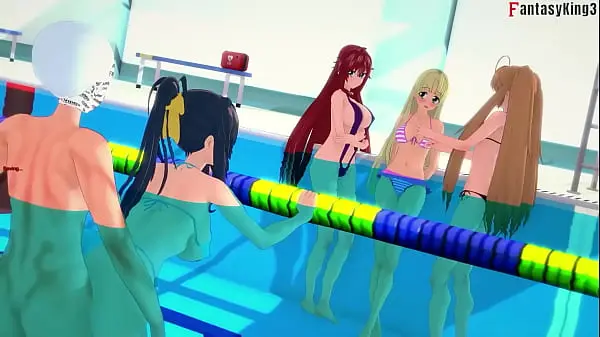 Akeno ask for sex in the public Pool | HS DXD NTR Madness 4 | Watch Full 1hr Movie on Sheer & PTRN: Fantasyking3