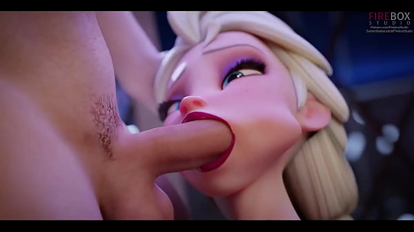 Elsa Blows and Swallows |Animated| (Frozen)