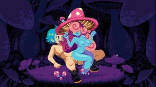 flip witch pixel hentai game ep 14 hot monster girl femdom draining his balls