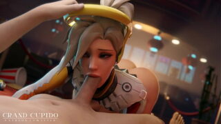 mercy sweet blowjob in the park