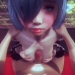 re zero hentai rem boobjob with pov uncensored japanese asian manga anime game porn