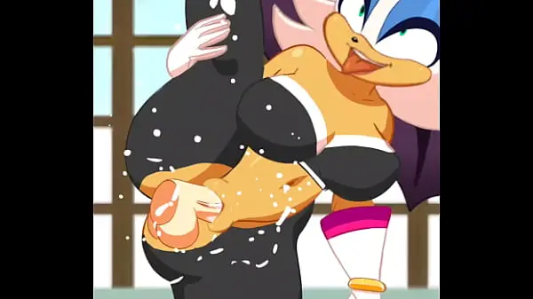 Rouge The Bat getting fucked in her Riders outfit