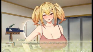 summer clover harem hentai game ep 3 blonde nun have an orgasm while doing a rough blowjob