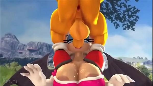 Tails pene su gran pene en boca